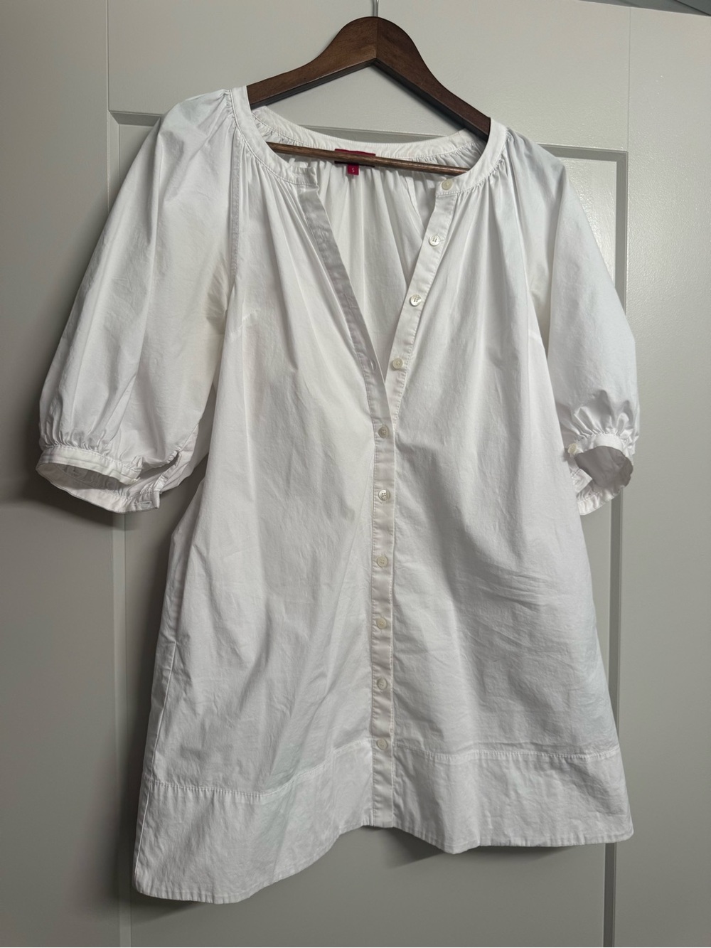 STAUD MINI VINCENT DRESS WHITE - Picture 2 of 3